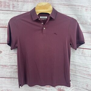 Tommy Bahama IslandZone Polo Shirt Mens Medium Ribbed Short Sleeve Golf Casual